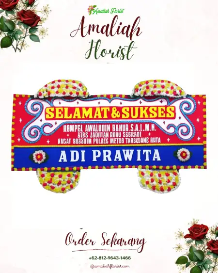 Papan Bunga Ucapan Selamat Karangbolong